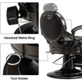 thumbnail image 5 of BarberPub Heavy Duty Vintage Barber Chair,  Salon Chair with Metal Frame, 5 of 9