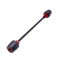 thumbnail image 2 of Roue de Protection de Fourche avant de Moto Glissières Rouges, 2 of 3