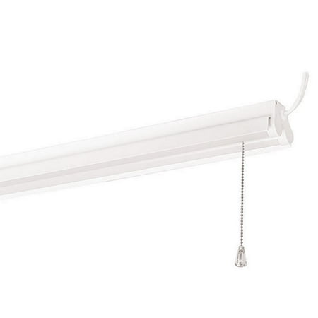 Hyper Tough 4 ft 3200 Lumen LED Shop Light with Motion, White