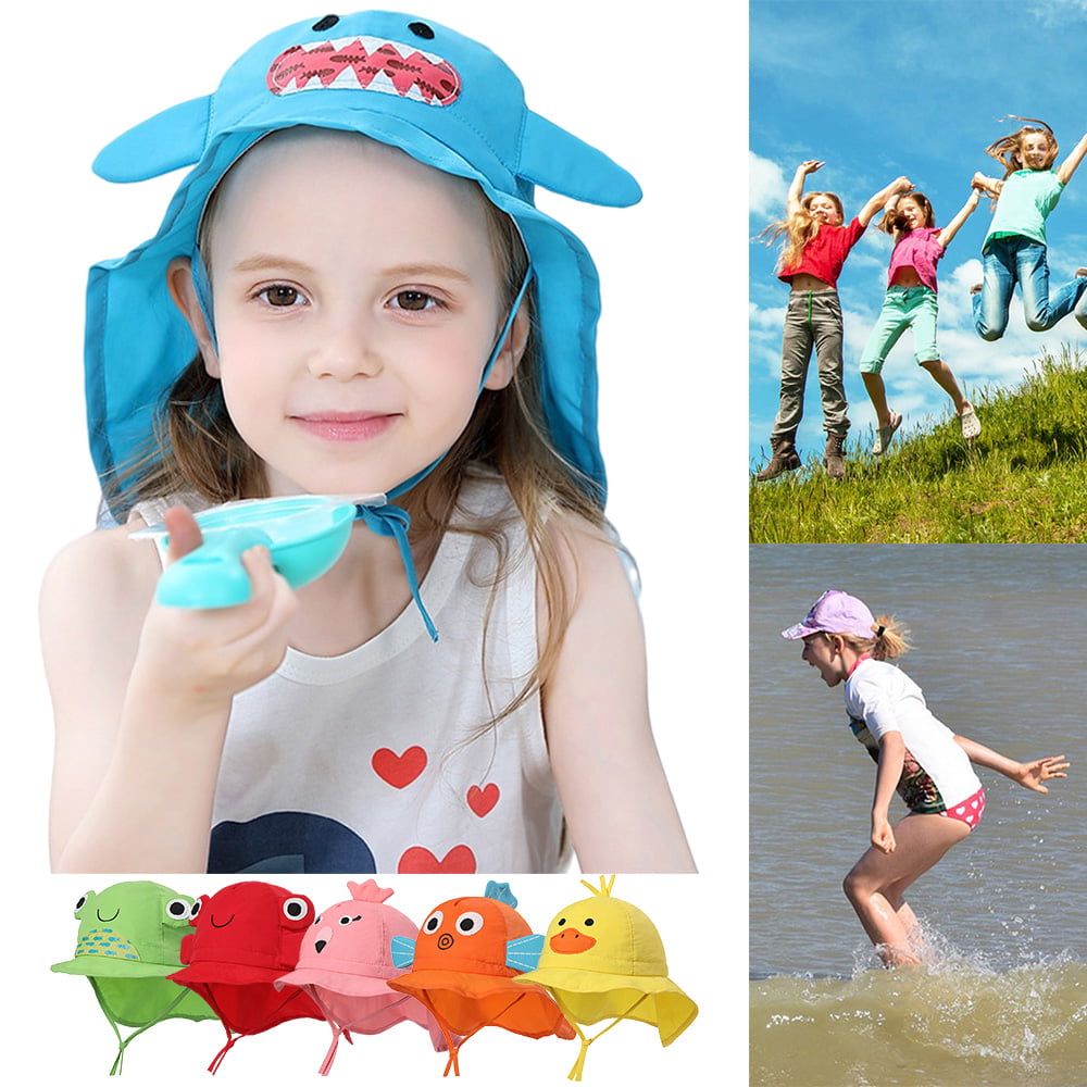 Baby Toddler Kids Breathable Protection Bucket Sun-Hat Summer Boys Girls Sun Cap 