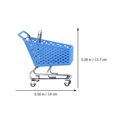 thumbnail image 4 of 2Pcs Creative Mini Shopping Cart Storage Baskets Unique Mini Desktop Adornments, 4 of 6