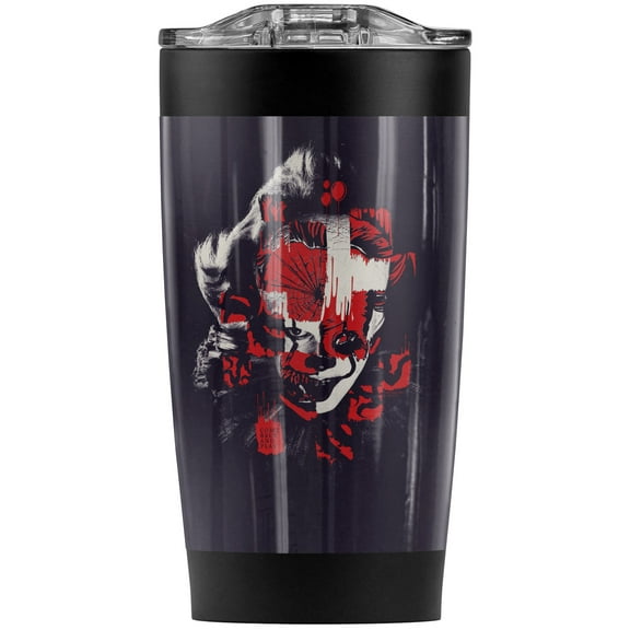 It: Chapter 2 Come Back Stainless Steel Tumbler 20 oz Coffee Travel Mug/Cup, Vacuum Insulated & Double Wall with Leakproof Sliding Lid | Great for Hot Drinks and Cold Beverages