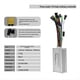 thumbnail image 5 of Controlador Sin Escobillas T5S de 36 V, 48 V y 17 A con Pantalla LCD y Kit de Aceleración 130X para Scooter Eléctrico y Kit de Reparación de Bicicletas Eléctricas., 5 of 5