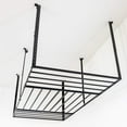 thumbnail image 2 of 4' x 8' Garage Overhead Storage, Ceiling Shelf, Heavy-Duty Ceiling Rack with Hooks, 2 of 7