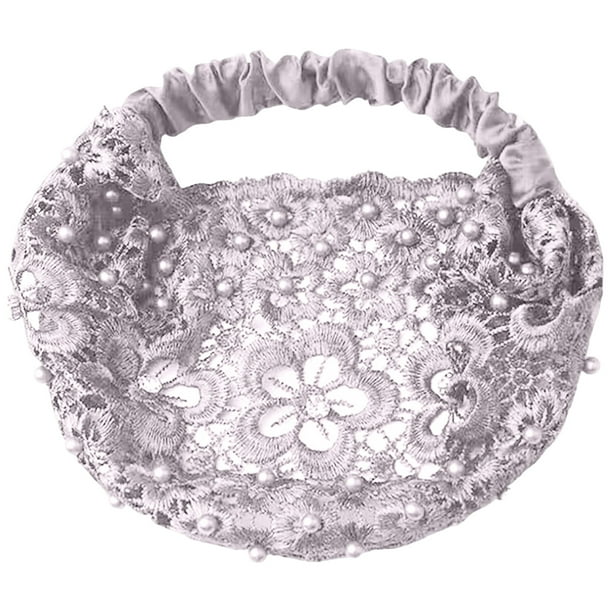 Set de elegantes diademas anchas con cuentas florales para mujer. Accesorios de moda para el cabello, perfectos para atuendos informales.