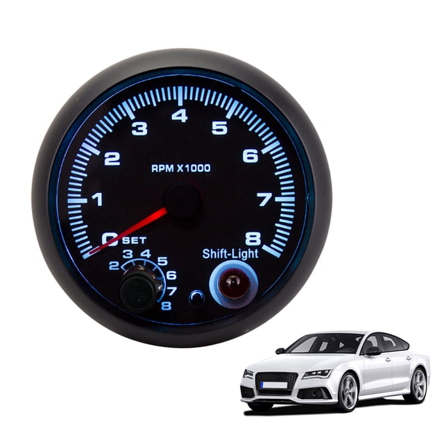 Tacómetro para coche tacómetro Digital 12V 0-8000RPM accesorios universales para automóvil