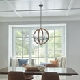 thumbnail image 4 of Coastal Farmhouse Four Light Chandelier-Auburn Stained Finish Bailey Street Home 147-Bel-1044883, 4 of 4