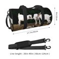 thumbnail image 4 of Fotbe Cute Goat Baby Pattern Foldable Sports Gym Bag with Wet Dry Pocket, Ultralight Travel Bag, Large Capacity Duffel Bag, Splash Proof Carry on Bag, Overnight Bag, Weekender Bag, 4 of 8