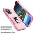 thumbnail image 4 of Ebizware for iphone 15 Pro Max Phone Case, 360° Rotatable Ring Holder Kickstand Case Heavy Duty Shockproof Magnetic Car Mount Supported Cover for iphone 15 Pro Max - Rose Gold, 4 of 8