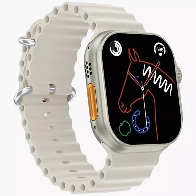 Reloj Smartwatch Iw8 Ultra Fralugio Nfc 2.16 Hd Blanco Fralugio Sport