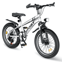Ambifirner 20" Mountain Bike with Front/Rear Disc Brakes & Suspension Fork Aluminum Frame