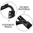 thumbnail image 3 of HONITANO Drivers Side Footrest Black Stainless Steel Left Foot Rest Pad Off Road Use 1Pcs, 3 of 8