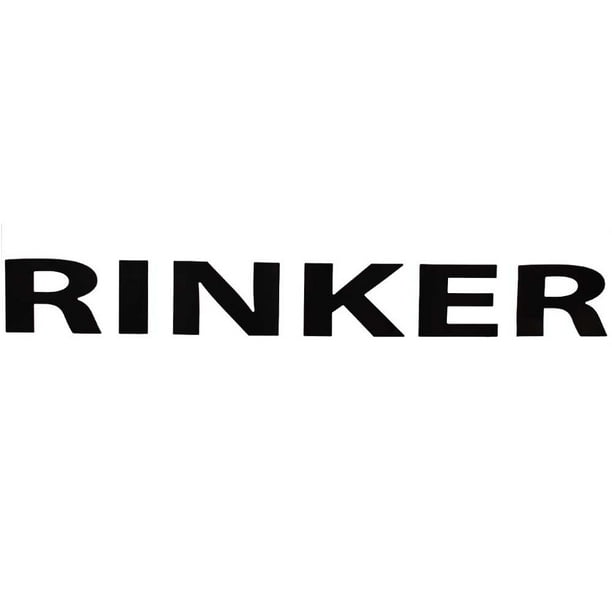 Rinker Boats Logo Decal Emblem Black 32 3/4 x 3 7/8 Inch