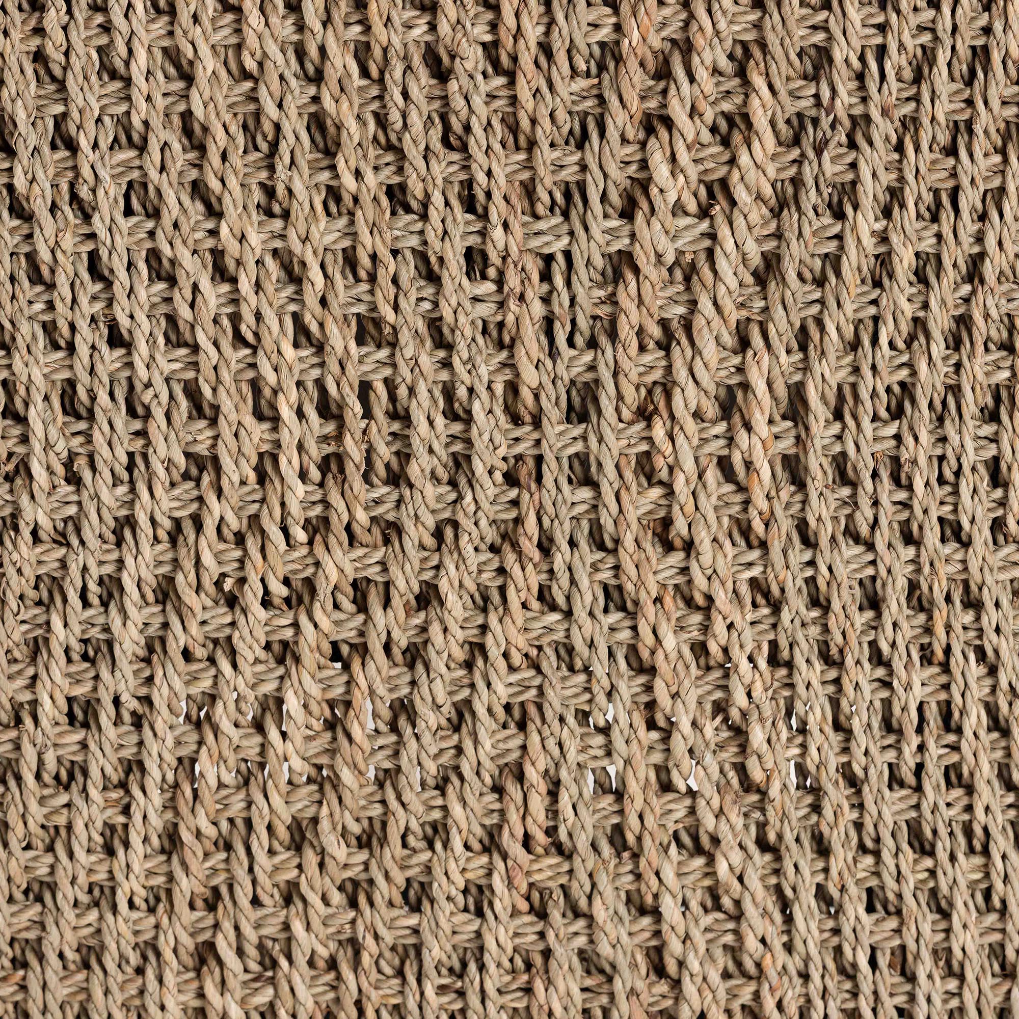 bali & pari Amber Boho Accent Bench, Natural Brown