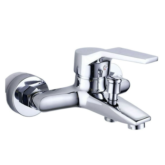 Hot And Cold Mixing Water Wall Mounted Shower Faucet, Bathtub Faucet Handheld Shower Tap Faucet Bathroom Accessories