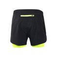 thumbnail image 3 of Lixada Pantalones cortos para correr 2 en 1 para hombre Entrenamiento activo transpirable de secado rápido, 3 of 7