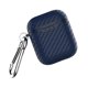 thumbnail image 1 of Seitruly Estuche para auriculares Fibra de carbono Auriculares Bluetooth Funda protectora de silicona Reemplazo para 1 2 Cables de audio/vídeo No.04, 1 of 8