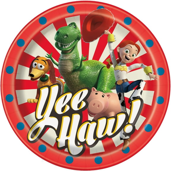 AR Interactive Toy Story Paper Dessert Plates, 7in, 8ct