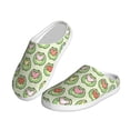 thumbnail image 2 of KLL Cute Chubby Frog Pattern Adult Unisex Cozy Slippers,Fuzzy Slip-on Slippers TPR Sole Slippers Comfort Plush Home Footwear for Indoor & Outdoor-35/36, 2 of 7