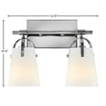 thumbnail image 4 of Foster 2 - Light Chrome - LED Steel Wall Sconce, 4 of 8