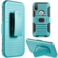 thumbnail image 4 of Para iPhone XS / X Mag-Defender Holster Combo Combo con Magnet Stand Blue LUXMO No, 4 of 16