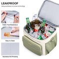thumbnail image 3 of UKEIN 20L Expandable Insulated Lunch Bag for Women Men, Double Deck Leakproof Cooler Lunch Box, 5-Layer Thermal Lunch Tote for Camping, 3 of 7
