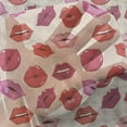 thumbnail image 3 of Kiss Tulle Curtains with Rod Pocket, Repetitive Woman Lips in Warm Toned Listicks, Sheer Drape for Wedding Party 2 Panels, 7 Sizes, Pale Rose and Multicolor, by Ambesonne, 3 of 3