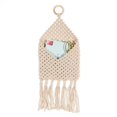 thumbnail image 2 of Abbott Collection AB-58-MACRAME-656 8 x 18 in. Macrame Wall Pocket Hanging, Natural - Small, 2 of 2