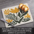 thumbnail image 3 of CounterArt Yellow Petals Tempered Glass Cutting Board 10" by 8", 3 of 7