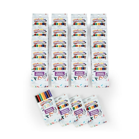 Colorations Markers, 8 Color, 24 Sets, Total 192