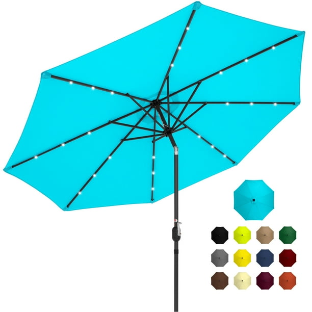 Best Choice S 10ft Solar Led Lighted Patio Umbrella W Tilt Adjustment Fade Resistant Fabric Light Blue Com - What Is The Best Material For Patio Umbrella Best Choice S 10ft Solar Led Lighted Patio Umbrella W Tilt Adjustment Fade Resistant Fabric Light Blue Com - What Is The Best Material For Patio Umbrella