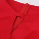 thumbnail image 5 of Vestido de bola oscilante de cintura alta con cremallera de Color sólido Retro de estilo informal con cuello redondo para mujer a la moda Fridja qw2271, 5 of 7