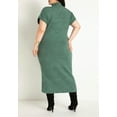 thumbnail image 2 of ELOQUII Women's Plus Size Short Sleeve Sweater Dress, 2 of 4