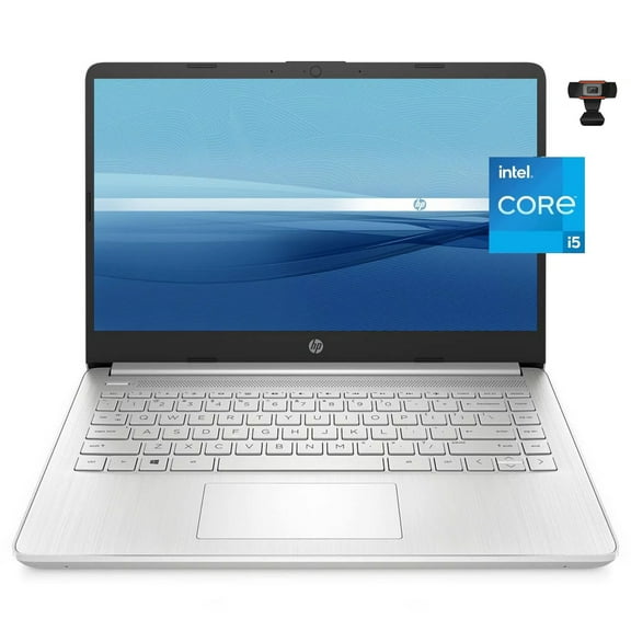 2023 Newest HP 14 inch FHD laptop, intel Core i5-1135G7 Processor, 128GB RAM, 4TB PCIe SSD, Windows 11 Home, WIFI, Webcam, HDMI, Light weight, Bundle with Cefesfy USB Webcam
