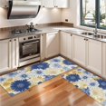thumbnail image 3 of Kitchen Rugs Sets Of 2,Pioneer Flower Floral Print Pattern Anti Fatigue Kitchen Mat Rugs Non Slip Washable,Decorative Kitchen Floor Mats for Kitchen,Sink,Laundry,17"X47", 3 of 5