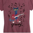 thumbnail image 3 of Pete The Cat - Guitar Groovy - Women's Short Sleeve Graphic T-Shirt, 3 of 6