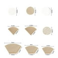 thumbnail image 4 of Coffee Filter 8-12 cup, Unbleached Natural Paper, No Blowout, Disposable for Pour Over and Drip Coffee Maker, 100 Count, 4 of 4