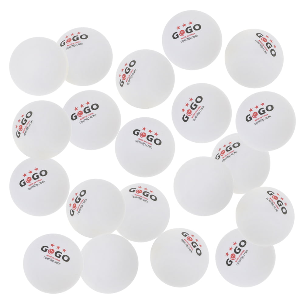 100pcs Table Tennis Balls Seamless High Hardness Plastic Ping-pong Ball 40mm Set 