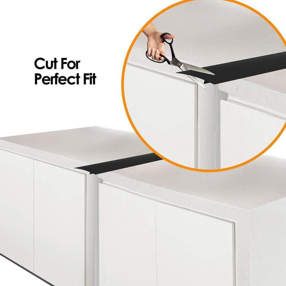 KYAIGUO Silicone Kitchen Stove Counter Gap Cover Counter Anti-Grease T-Shaped Silicone Gap Inserts