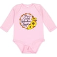 thumbnail image 3 of Inktastic My Great Grandma Loves Me with Sunflower Wreath Boys or Girls Long Sleeve Baby Bodysuit, 3 of 5