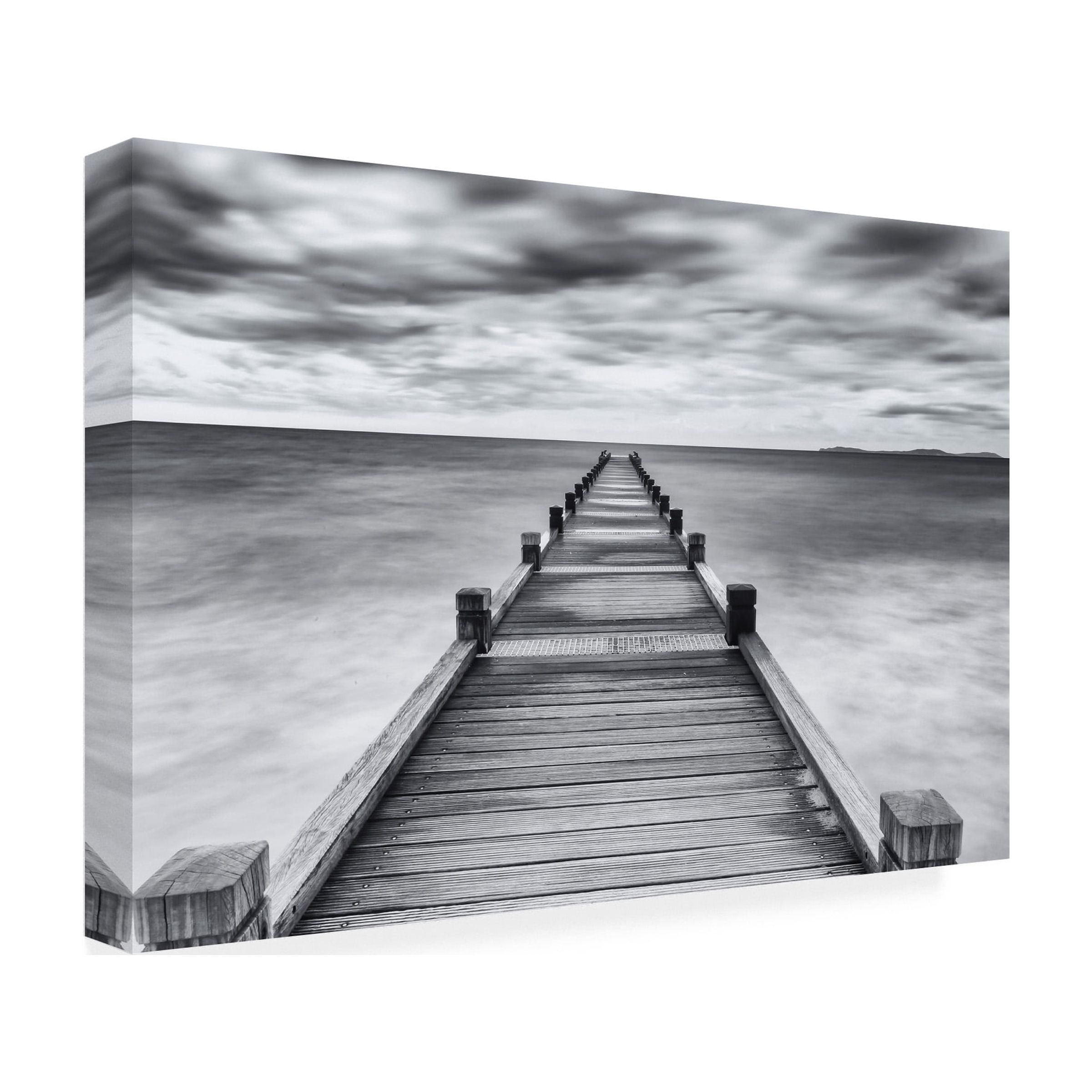 Jean-Louis Viretti 'Embarquement' Canvas Art