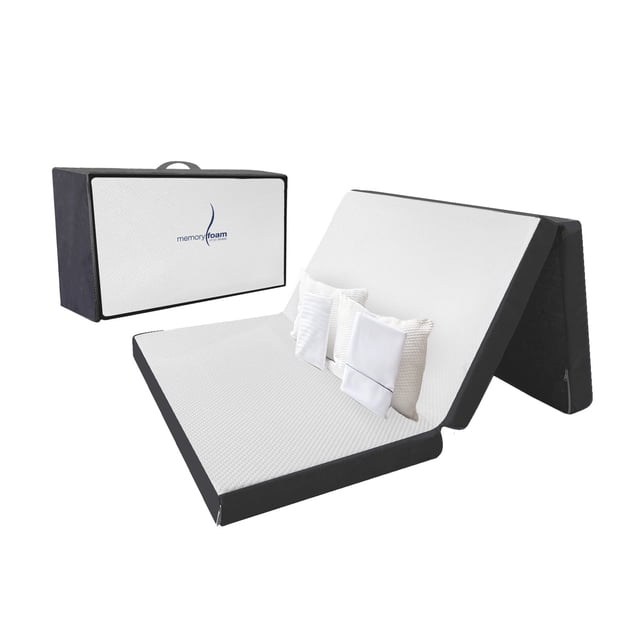 Colchón Matrimonia blancol Plegable + Sábanas + Protector + Almohada