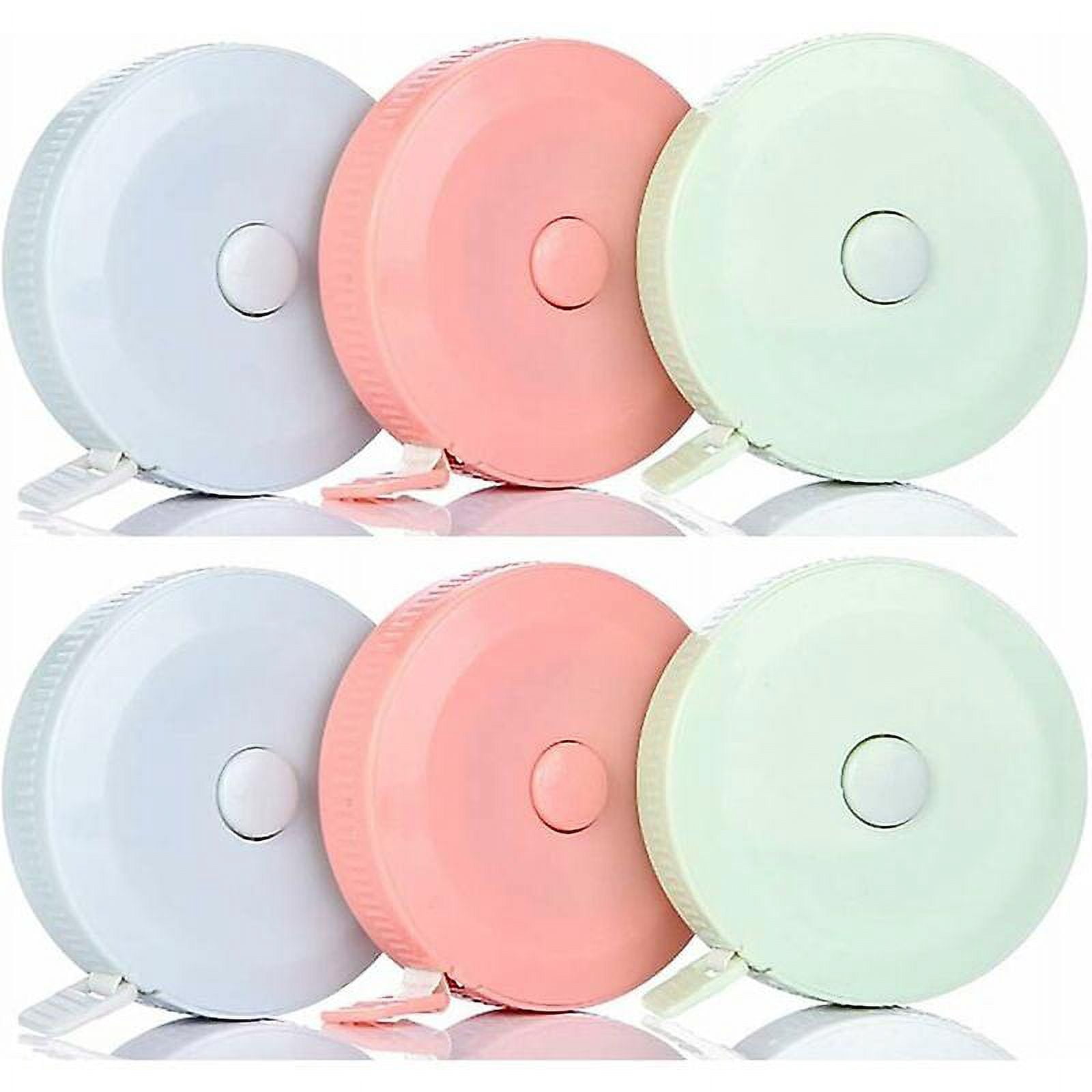 Pack 2 Cintas Métricas: Una Con Mango Y Una Redonda Pequeña, Ambas De 1.5 M