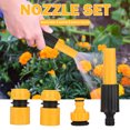 thumbnail image 3 of Kit de conector de manguera de agua extraíble con boquilla de pulverización para limpiar el riego del jardín del coche Hugtrwg Para estrenar, 3 of 9