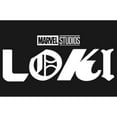 thumbnail image 2 of Girl's Marvel Color Block Loki Logo  Graphic Tee Black Small, 2 of 4