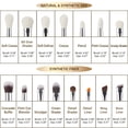 thumbnail image 4 of Set de brochas de maquillaje Jessup Professional, 15 piezas, para ojos, 4 of 9