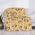 thumbnail image 4 of Throw Blanket for Couch, love Cute Dog Puppy Super Soft Fuzzy Comfy Warm Throw Blanket, Cuteness Lightweight Cozy Plush Flannel Blanket & Throws for Sofa and Bed All Season, 4 of 5