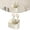 D, variant on Shower Caddy Suction Cup, No-Drill Bathroom Suction Storage Box, Large Capacity & Strong Load-Bearing, Shower Caddy Hanging, Waterproof & Removable for Organize Cosmetics and Toiletries, Cream, Small