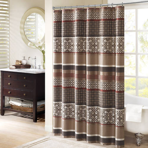 Home Essence Cambridge Jacquard Shower Curtain