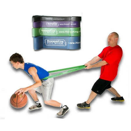P.R.O. Bands (Progressive Resistance Overload) 100% Natural Latex basketball resistance training